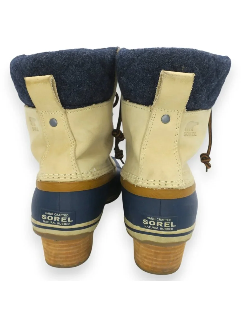 Sorel Duck Boots Slimpack II Lace Up Waterproof Leather NL3058-241 Women's 41/10